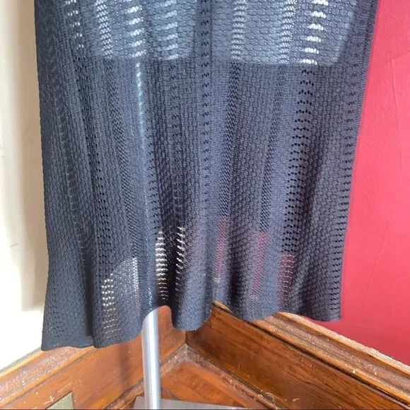 Pea in the Pod Black Crochet Slip Dress NWT Size Large - Picture 5 of 6